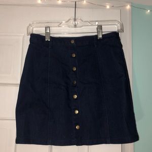Jean skirt from forever 21 with buttons